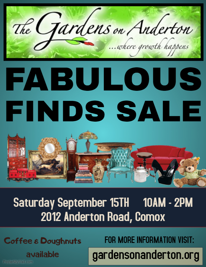 Fabulous Finds Poster | The Gardens on Anderton